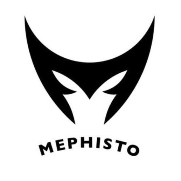 MEPHISTO Men\'s Shark Fit Brown Genuine Leather Strap Rugged Sandals